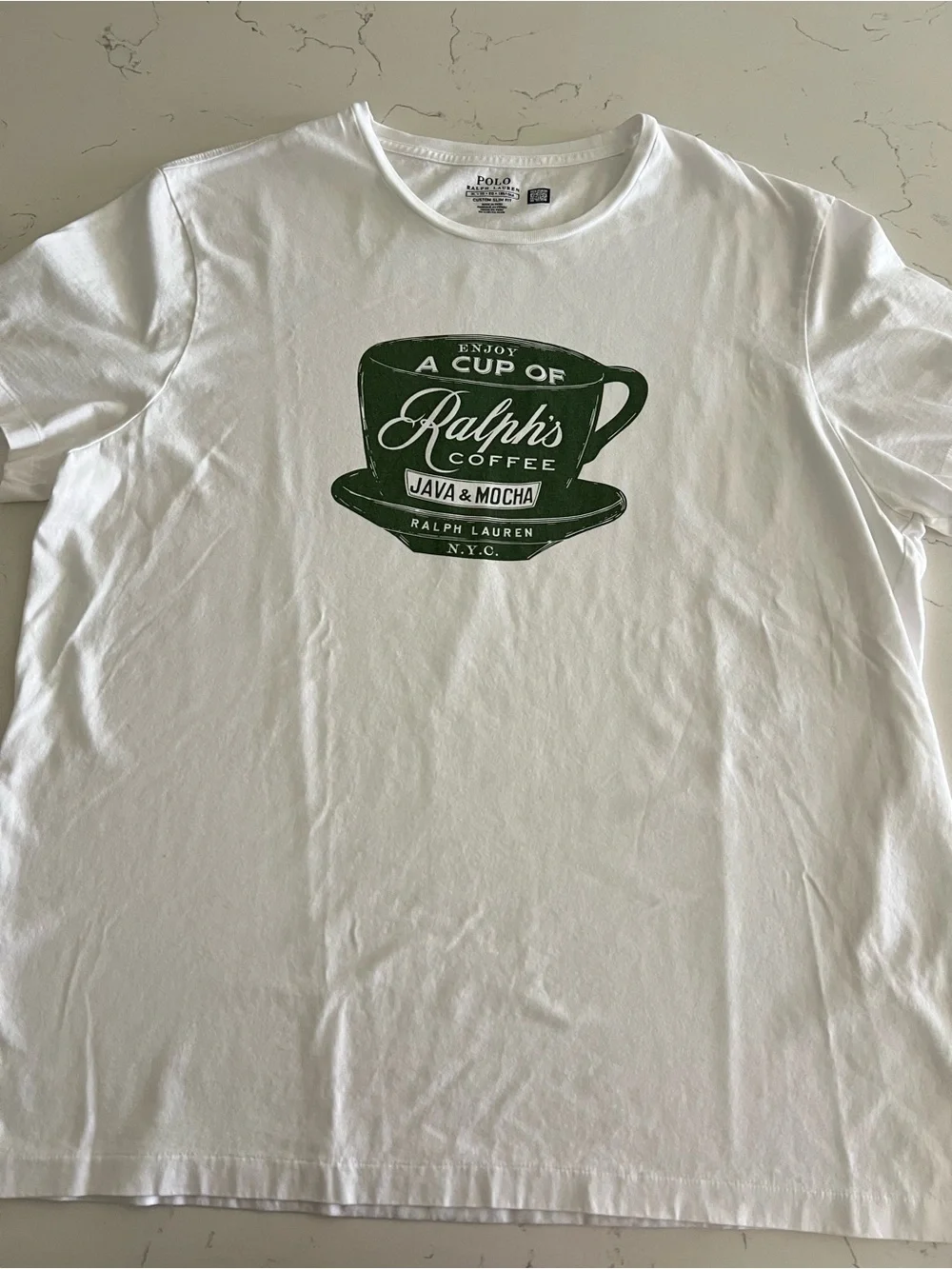Polo Ralph Lauren Custom Slim Fit Ralph's Coffee T-Shirt size XL
